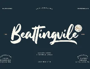 Beattingville font