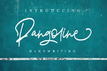 Pangoline Handwritten font