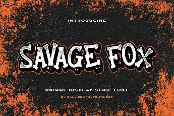 Savage Fox Demo font