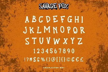 Savage Fox Demo font