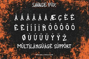 Savage Fox Demo font