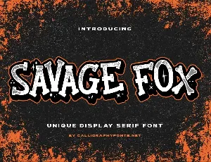 Savage Fox Demo font