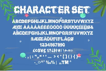 Water Splash font