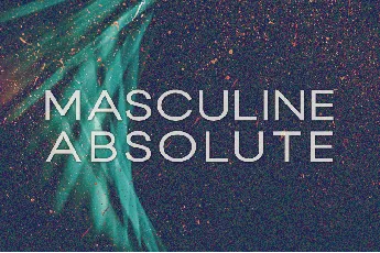 Masculine Absolute font