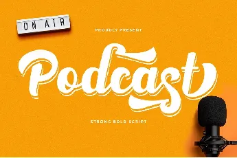 Podcast font