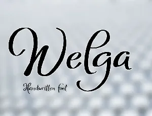 Welga font