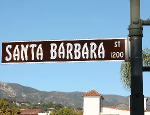 SantaBarbaraStreets font