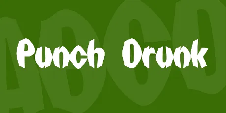 Punch Drunk font