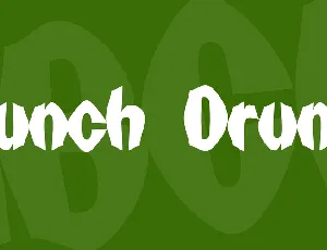 Punch Drunk font