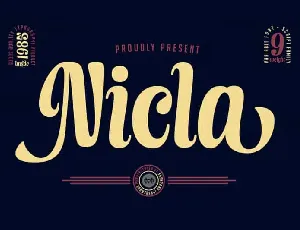 Nicla Script font