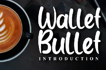 Wallet Bullet Script font