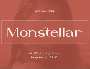 Monstellar font