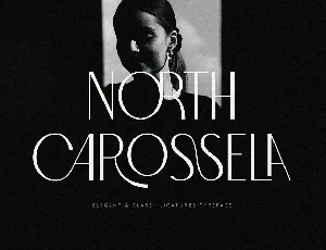 North Carossela Ligature Sans Typeface font