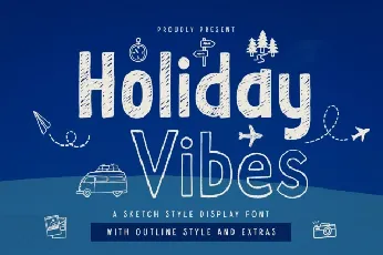 Holiday Vibes font