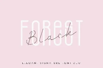 Black Forest Duo Free font