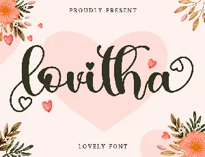 Lovitha - Personal Use font