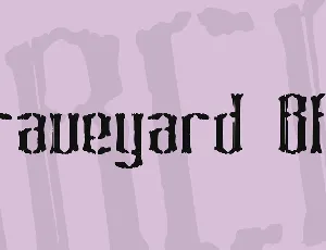 Graveyard BRK font