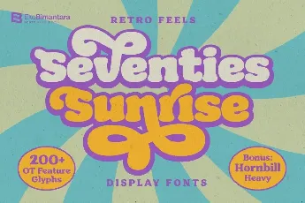 Seventies Sunrise font