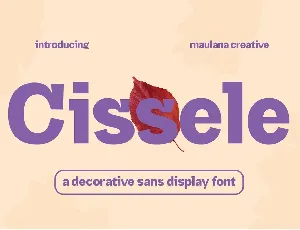 Cissele font