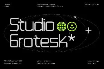 Studio Grotesk Sans Serif font