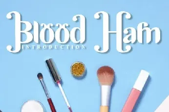 Blood Ham Display font