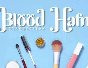 Blood Ham Display font