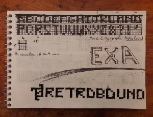 RetroBound font