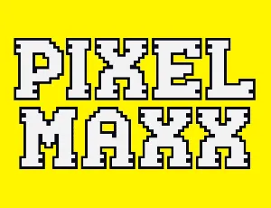 Pixelmax font