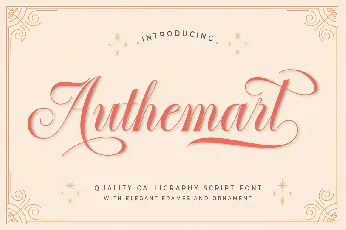 Authemart font