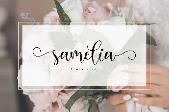 Melisha Modern Calligraphy Script font