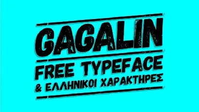 Gagalin font