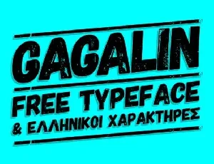 Gagalin font