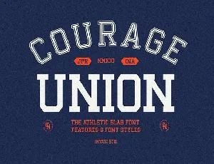 Courage Union font