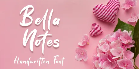 Bella Notes - Personal Use font