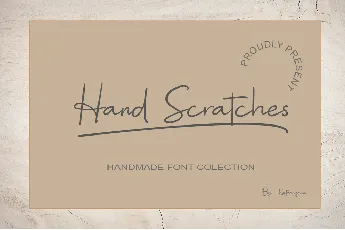 Hand Scratches font