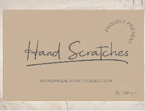 Hand Scratches font