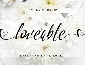 loveable font