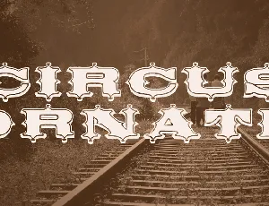 Circus Ornate font