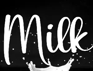 Milk font