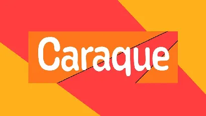 Caraque Family font