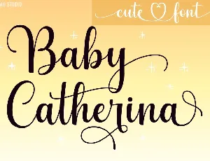 Baby Catherina font