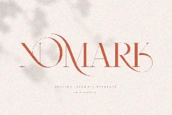 Nomark Serif Ligature Typeface font