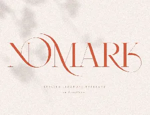 Nomark Serif Ligature Typeface font