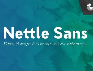 Nettle Sans font