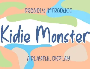 Kidie Monster Display font