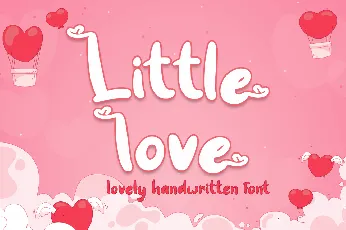 Little love - Personal Use font