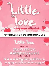 Little love - Personal Use font