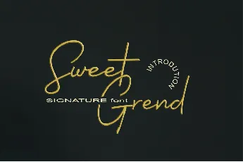 Sweetgrend font