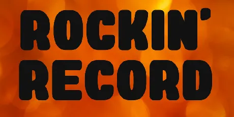 Rockin' Record font