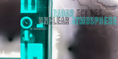 Radar Echoes, Unclear Atmospher font